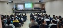 Palestra realizada pela Justiça Eleitoral sobre a importância do voto Palestra realizada pela Justiça Eleitoral sobre a importância do voto